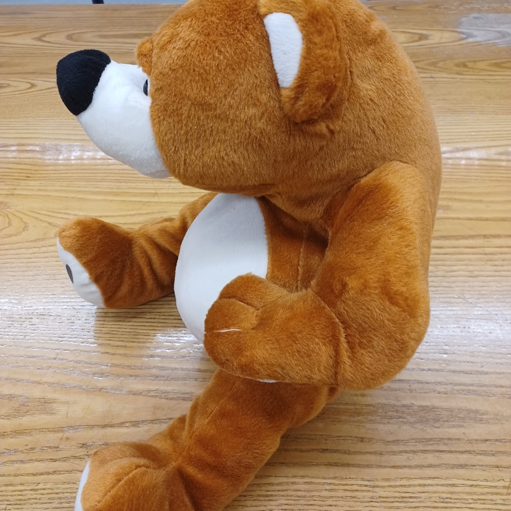 ✓CalPlush Bear Brown Chubby Teddy Bears sitting plush stuffed animals - Picture 6 of 14